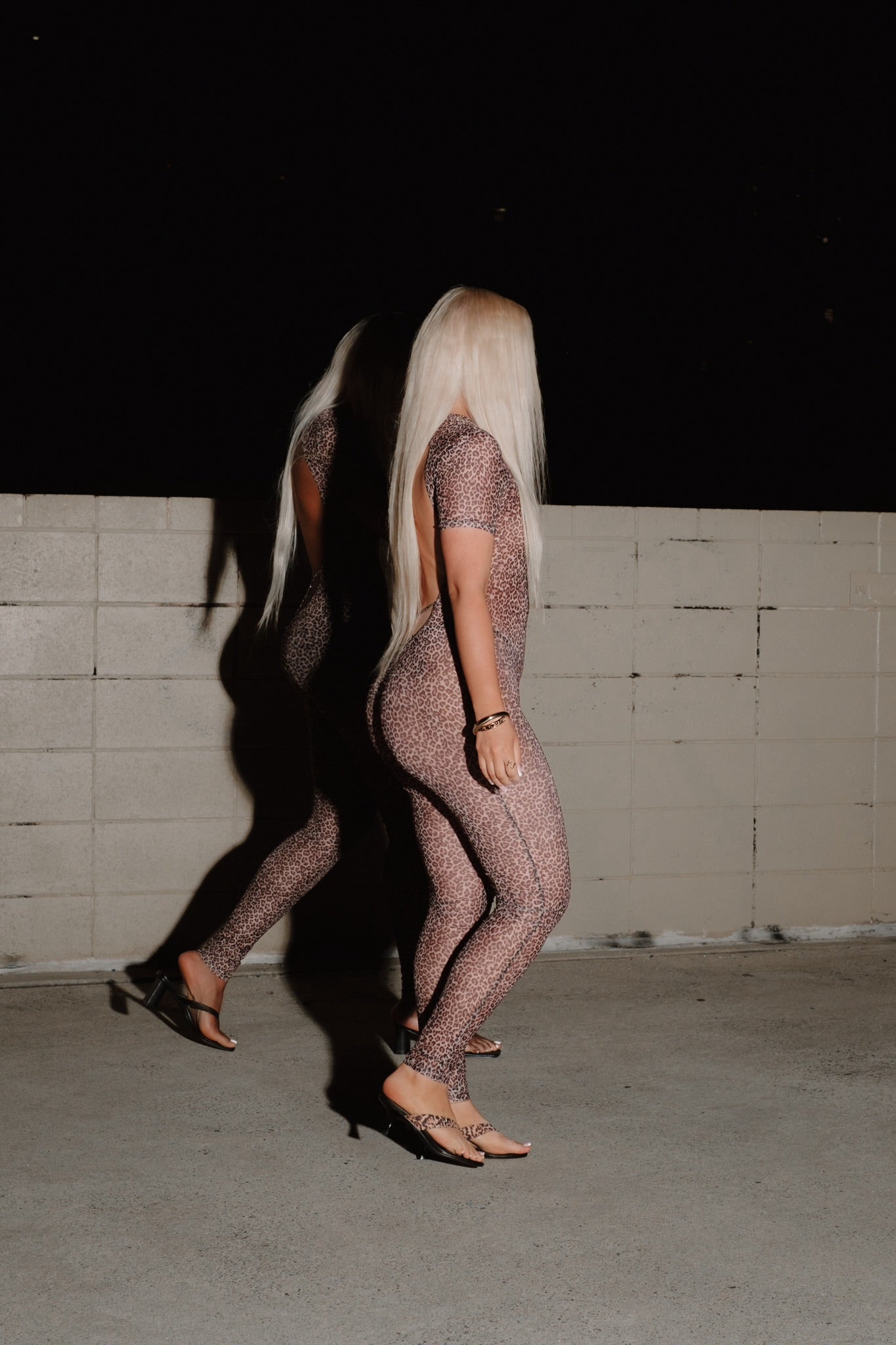LEOPARD PRINT BACKLESS JUMPSUIT